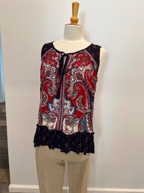 Boho sleeveless top